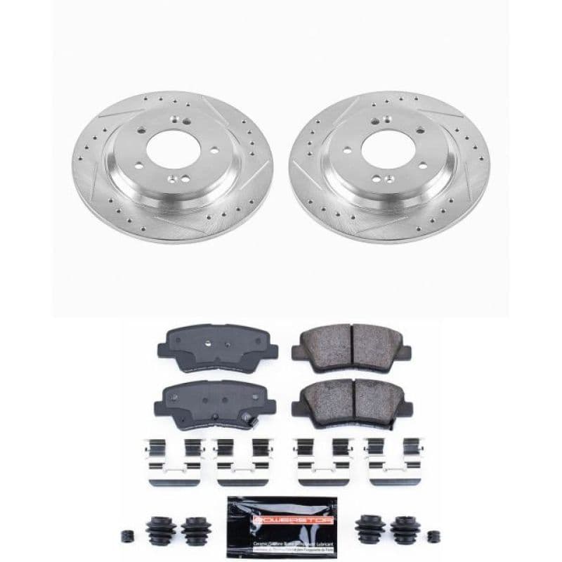 PowerStop Z23 Evolution Sport Brake Kit for Daily Driver Carbon-Fiber Ceramic...