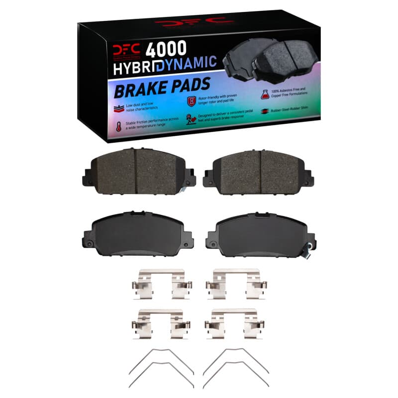 DFC 4000 HybriDynamic Brake Pads Consistent Pedal Feel Low Dust Low Noise