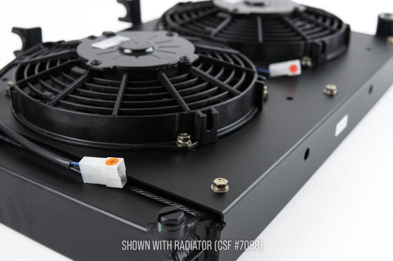 CSF Fan Shroud for CSF #7088 with Dual 9-Inch 1180 CFM SPAL Fans - Image 4