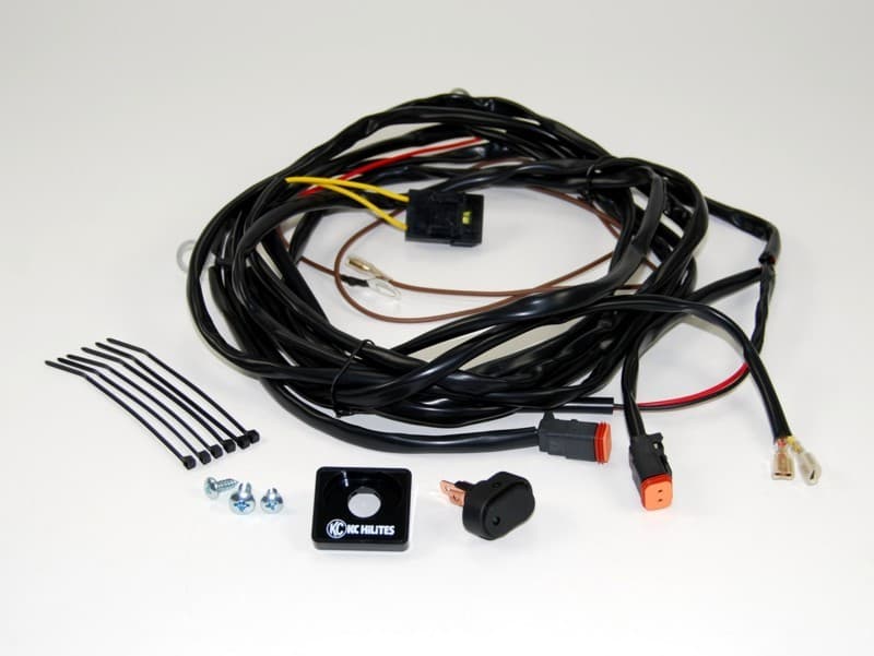KC HiLiTES Wiring Harness for 2 Lights up to 55W Each with 2-Pin Deutsch Conn...