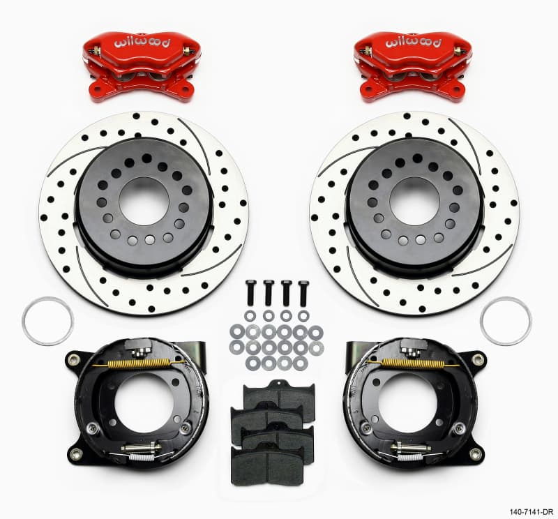 Wilwood Dynalite Rear Disc Brake Kit for Muscle Cars 4-Piston 12.19" Rotor