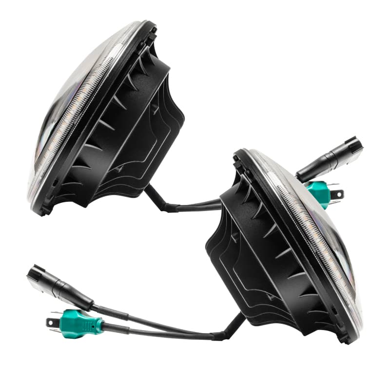 ORACLE Lighting LED Halo Headlight for Jeep Wrangler JK with Amber Switchback... - Image 4