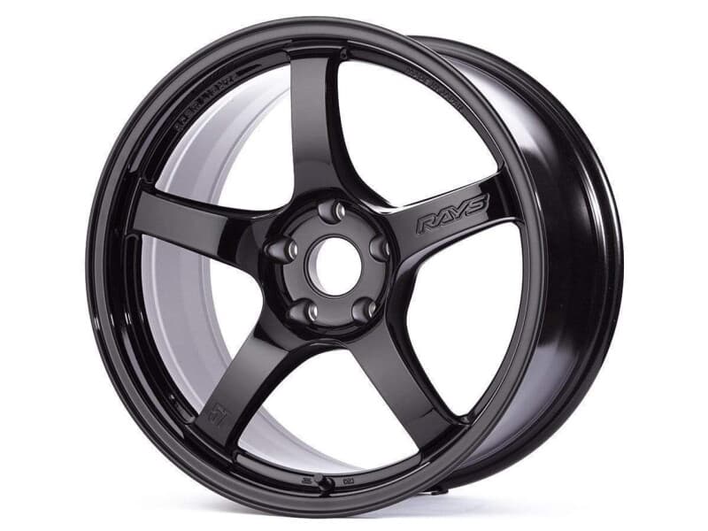 Gram Lights 57CR 18x9.5 +38 5x114.3 Glass Black Wheel