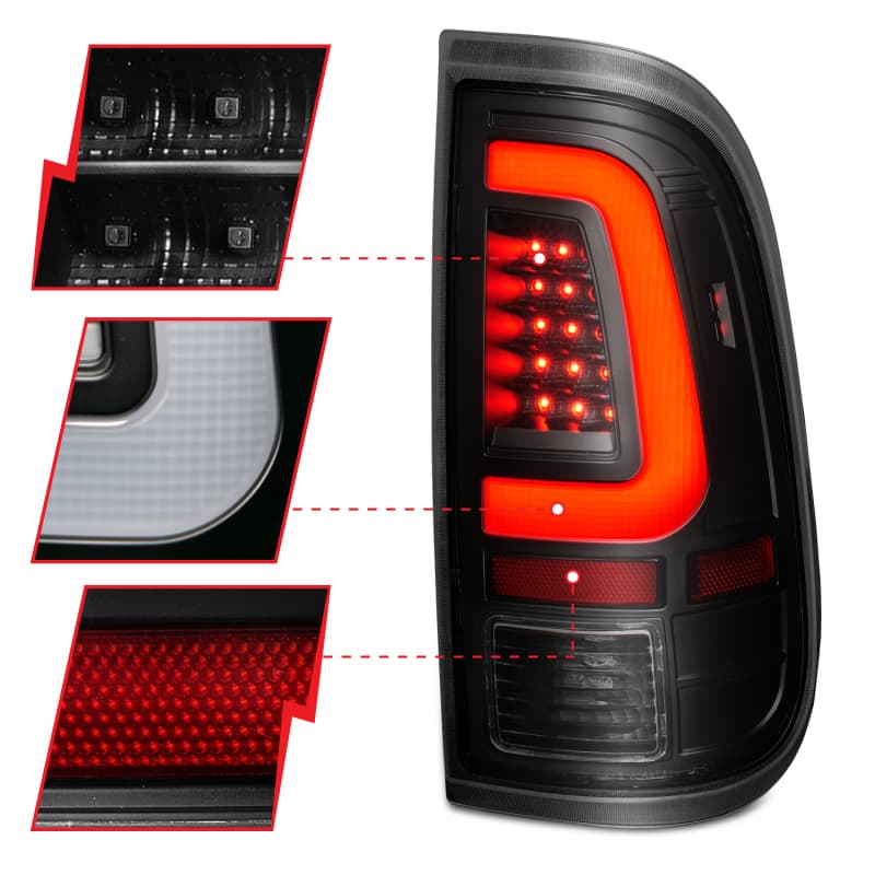ANZO LED Taillight Assembly for Chevy C6 Plug & Play D.O.T. Compliant Pair - Image 4