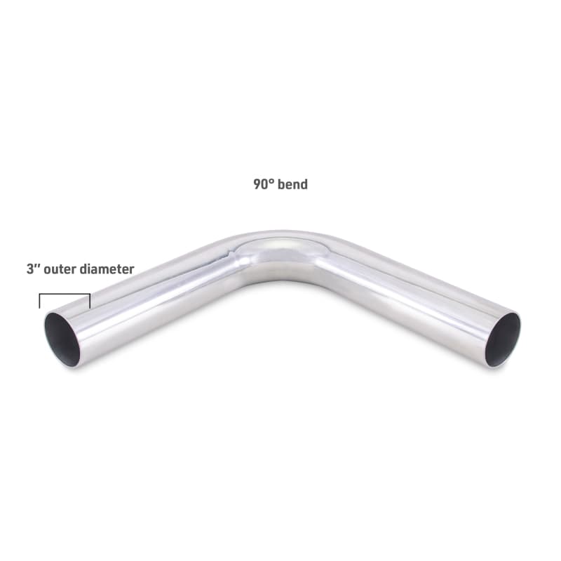 Mishimoto Universal Aluminum Intercooler Piping 2.25"-4" OD Polished Finish - Image 3