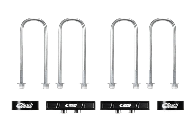 Eibach Pro-Truck Lift Kit with Extended U-Bolts for Heavy Duty Steel Centerin...