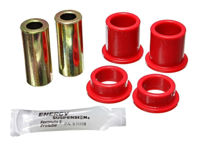 Energy Suspension Steering Rack Bushings Red Polyurethane - Image 3