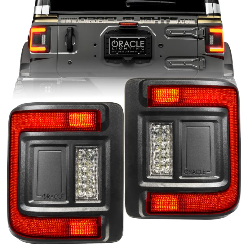 ORACLE Lighting LED Tail Lights for Jeep Wrangler JL Flush Low-Profile Design