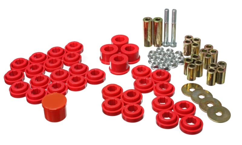 Energy Suspension Control Arm Bushings Hyper-Flex Polyurethane Front & Rear