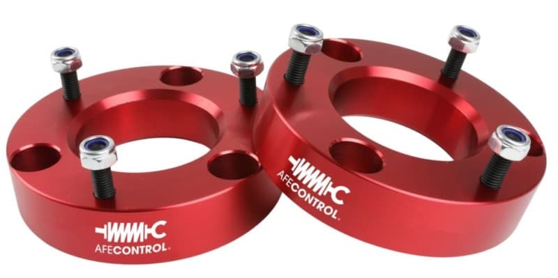 aFe Leveling Spacers 2.0-Inch Lift 6061 Billet Aluminum for Trucks - Image 2