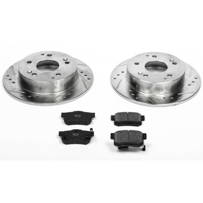 PowerStop Z23 Evolution Sport Brake Kit for Daily Driver with Carbon-Fiber Ce...