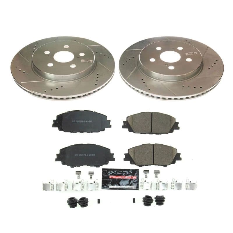PowerStop Z23 Evolution Sport Brake Kit for Daily Driver Carbon-Fiber Ceramic...