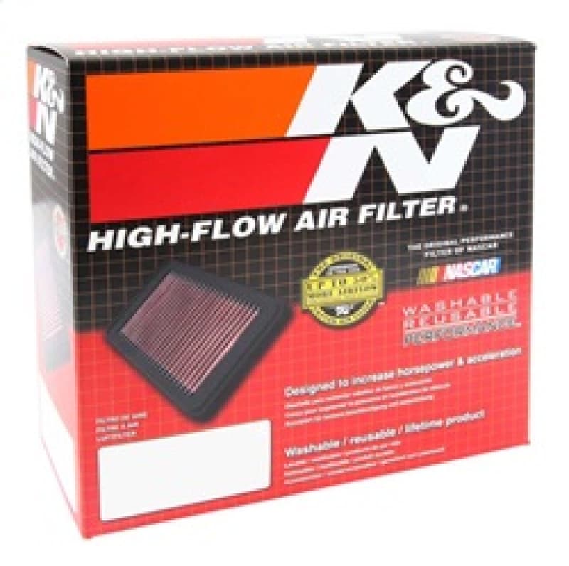 K&N Engineering Drop-In High-Flow Air Filter Reusable Washable - Image 5