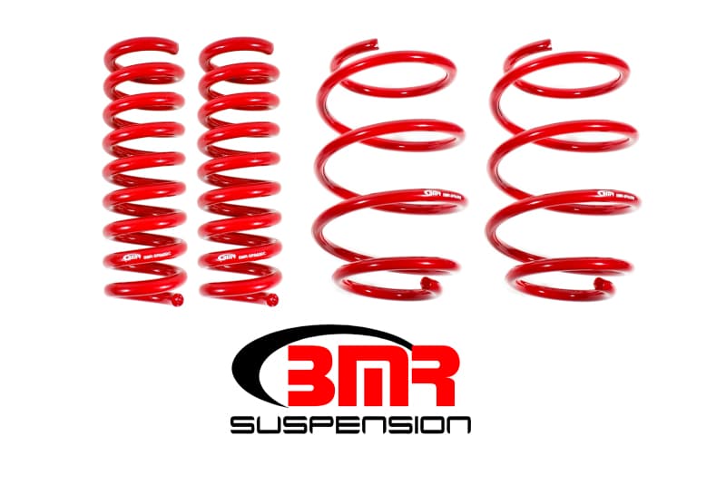 BMR Suspension Lowering Springs for 2016+ Camaro Chrome Silicon High-Tensile