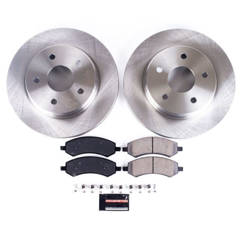 PowerStop Z17 Stock Replacement Brake Kit with Ceramic Pads and Rotors