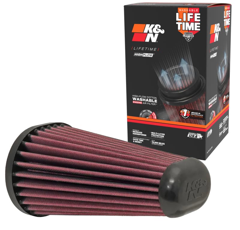 K&N Engineering Drop-In High-Flow Washable Air Filter E-0666 - Image 5
