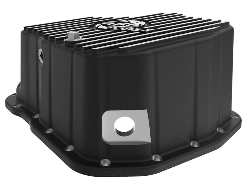 aFe Power Cast Aluminum Oil Pan Cover with Magnetic Drain Plug - Image 4