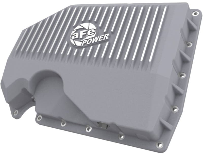 aFe Oil Pan Increased Capacity with Cooling Fins and Magnetic Drain Plug - Image 2