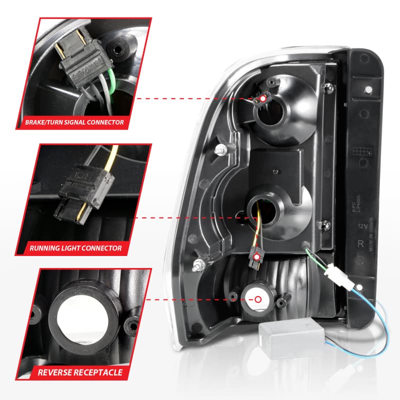 ANZO LED Taillights for Chevy C6 Plug and Play D.O.T. Compliant Pair - Image 5