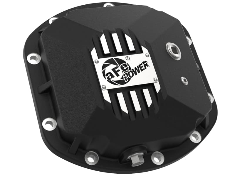 aFe Pro Series Front Differential Cover for Chevy C6 Cast Aluminum Black Powd... - Image 2