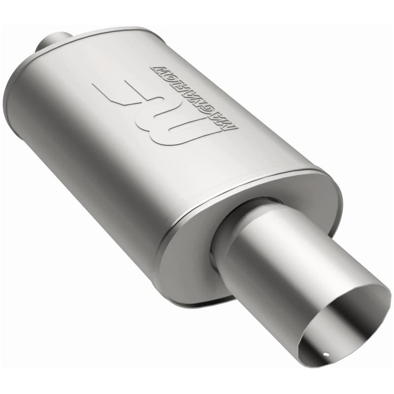 Magnaflow Stainless Steel Straight-Through Muffler with Welded Tip - Image 3