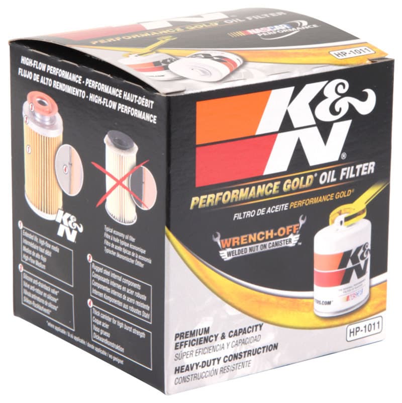 K&N Engineering Oil Filter HP-1011 with Welded Hex Nut for Quick Removal - Image 4