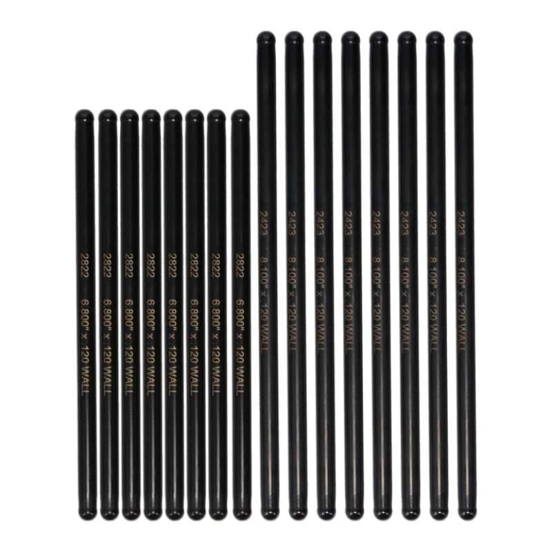 Manley Performance Pushrods 1010 Steel & 4130 Chrome Moly Heat Treated Black ...