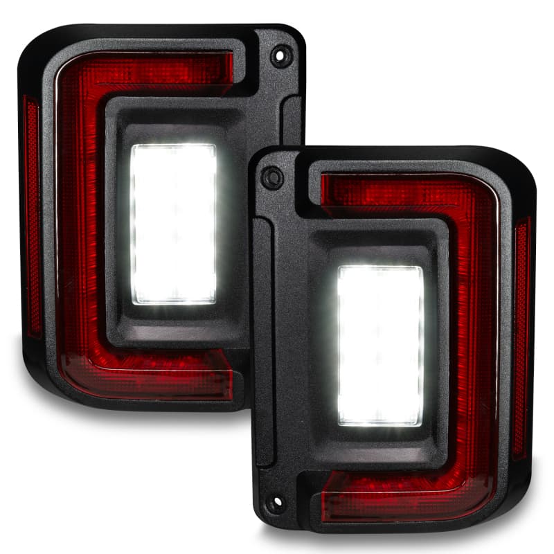 ORACLE Lighting Flush Mount LED Tail Lights for Jeep Wrangler JK Low-Profile - Image 4