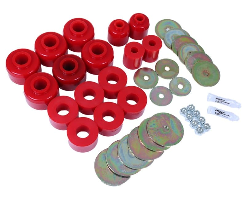 Energy Suspension Body Mounts Hyper-Flex Polyurethane Red - Image 3