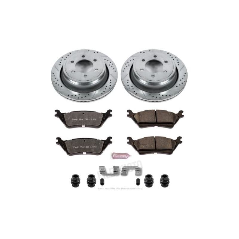 PowerStop Z36 Truck & Tow Brake Kit for Trucks 4x4 SUVs with Carbon-Fiber Cer...