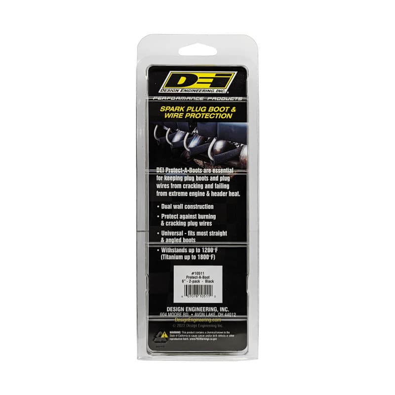 DEI Protect-A-Boot 6" High Temp Glass Fiber Spark Plug Boot Heat Shield - Image 5