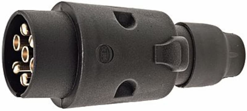 Hella 7-Pin Plug-In Switch for 12V Towing Vehicles ISO 1724/3732 System - Image 2