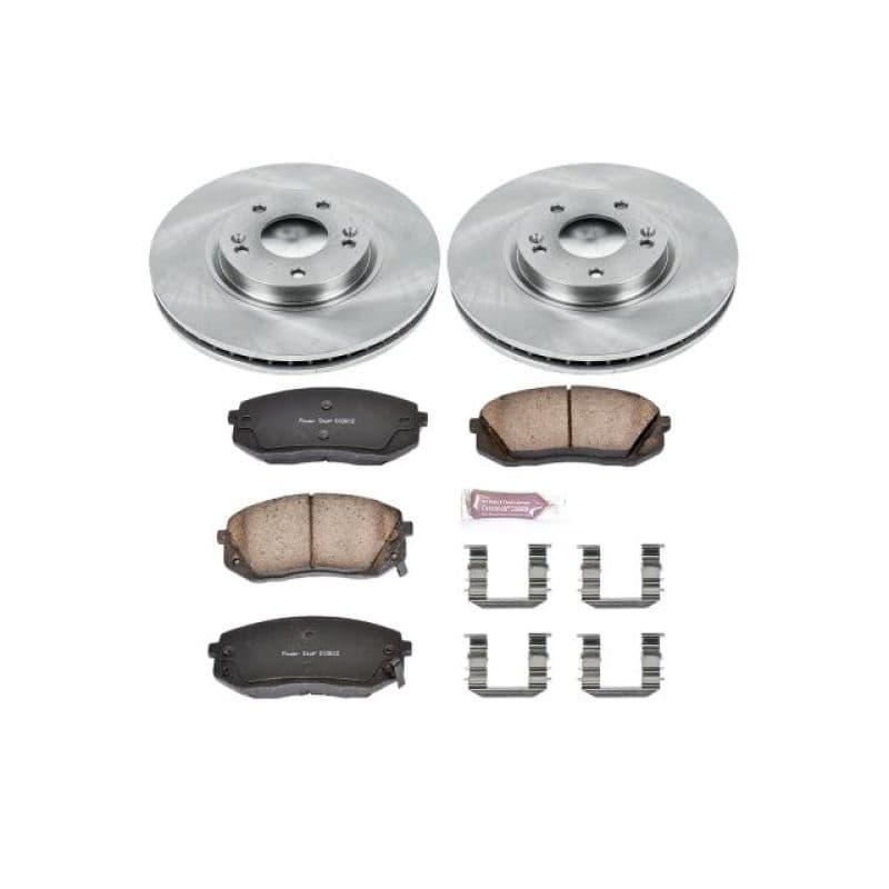 PowerStop Z17 Stock Replacement Brake Kit with Autospecialty Rotors