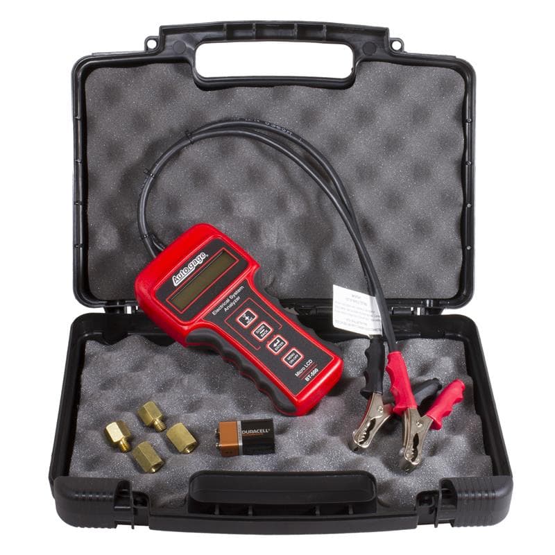 AutoMeter Battery Tester for 6/12/24V Vehicles Autogage BT-500 - Image 3