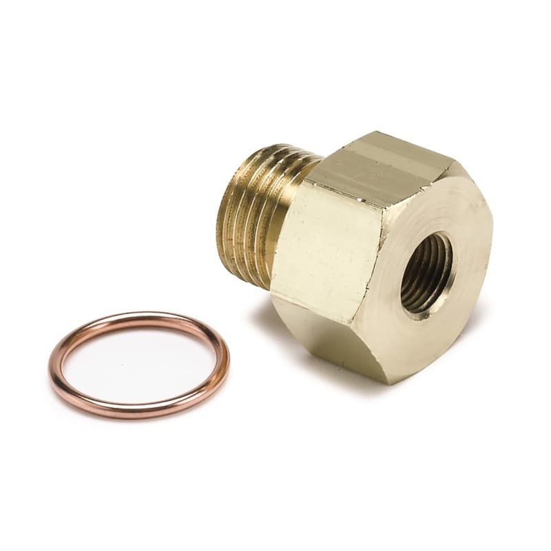 AutoMeter Adapter 1/8" NPT Female to M16x1.5 Male for GM LS Engines - Image 2