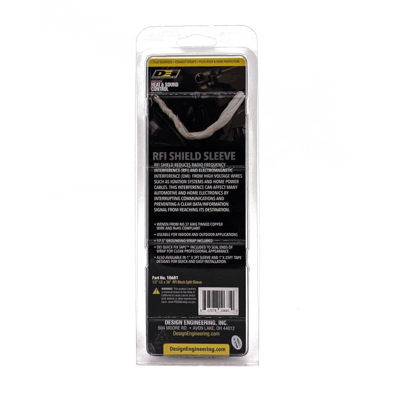 DEI Split Wire Sleeve RFI Shield for Ignition Systems EMI Protection - Image 4