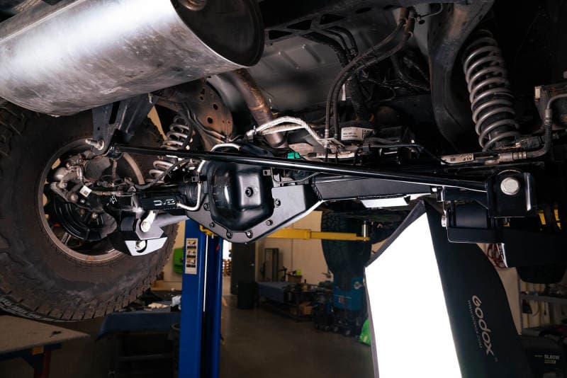 DV8 Offroad Rear Shock Skids for Bronco Single-Piece Rear Axle Protection - Image 2