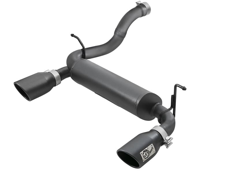 aFe Rebel Series Axle-Back Exhaust for Jeep JL 409 Stainless Steel Dual 4.5" ...