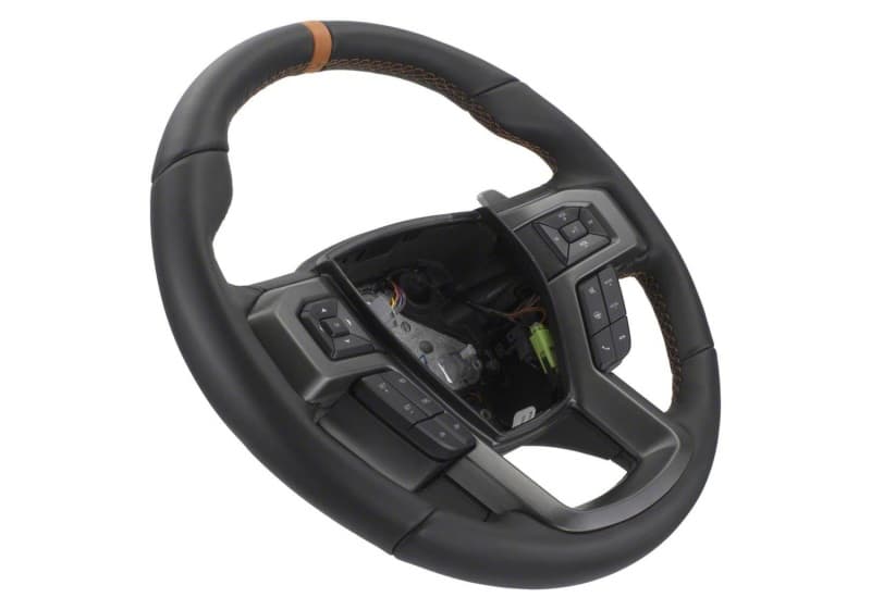 Ford Racing Steering Wheel for Ford F-150 Raptor Black Leather Perforated - Image 5