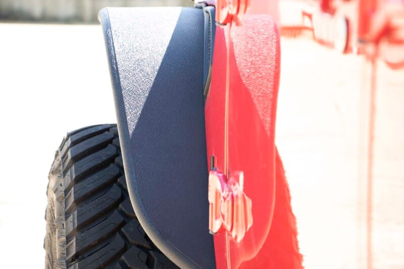 Fishbone Offroad Steel Tube Fenders for Jeep JT Textured Black Powder Coat - Image 4
