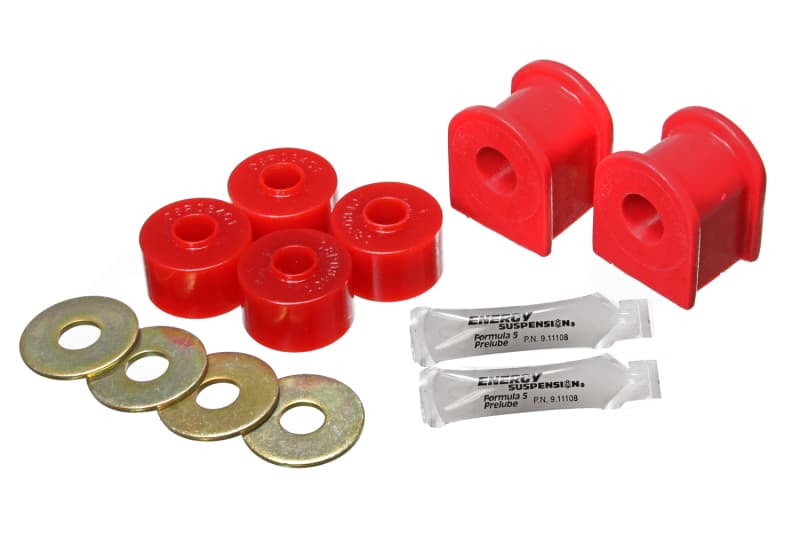 Energy Suspension Sway Bar Bushings Hyper-Flex Polyurethane Red - Image 3