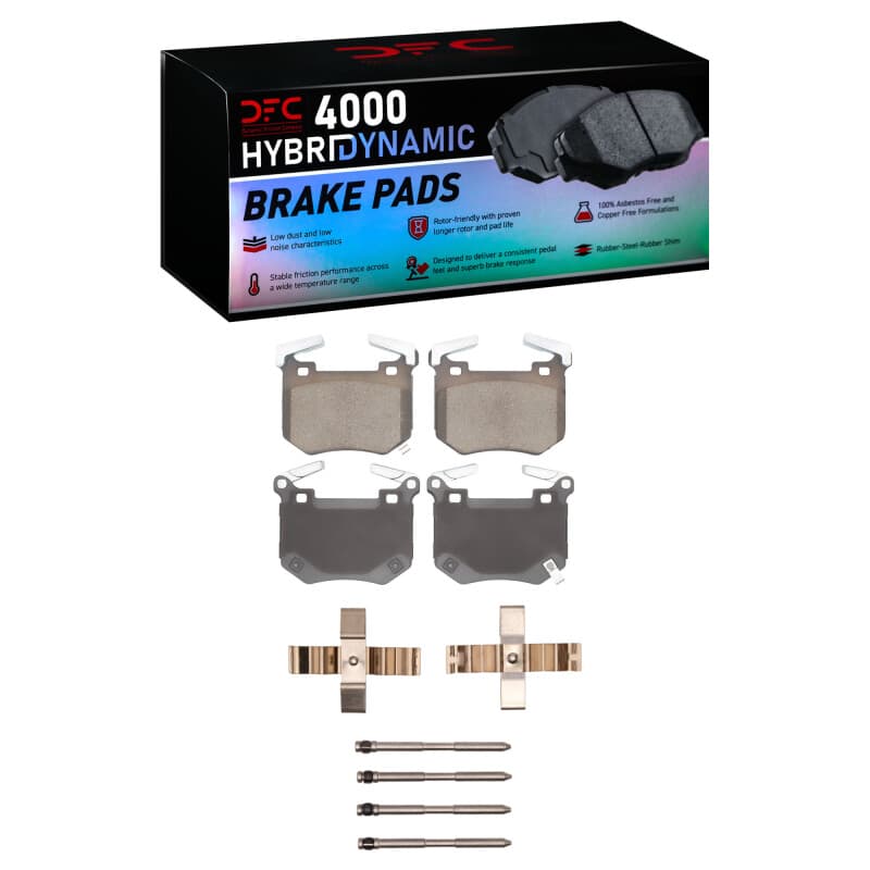 DFC 4000 HybriDynamic Brake Pads Consistent Pedal Feel Low Dust Low Noise