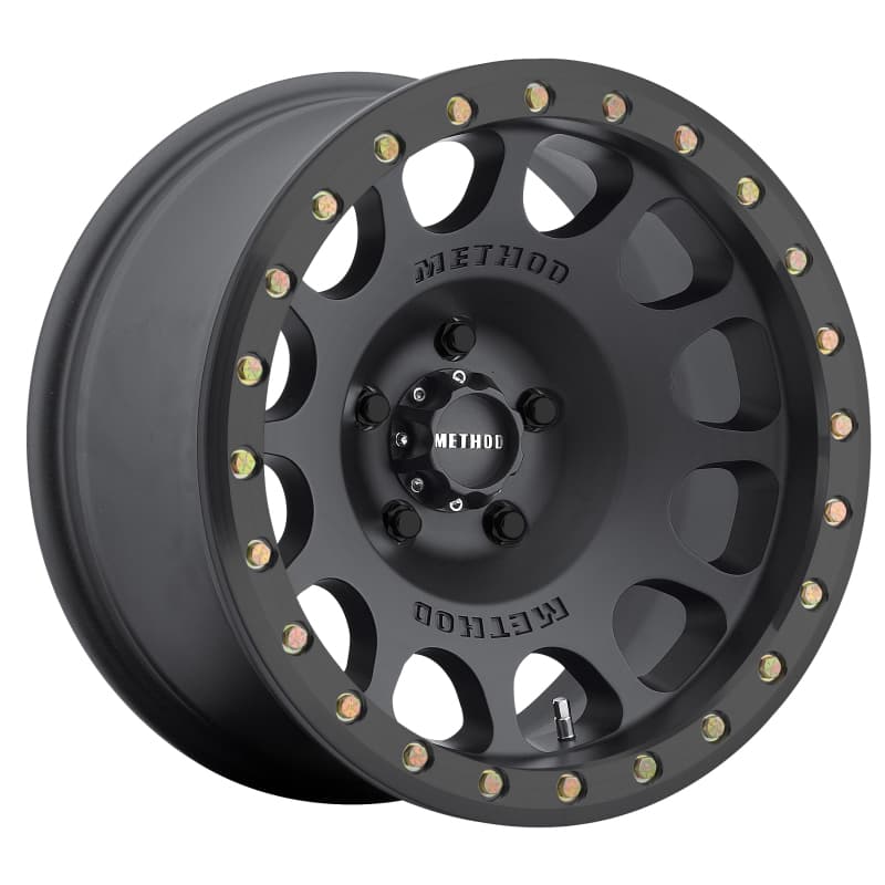 Method Wheels MR105 Beadlock 17x9 6x5.5 108mm CB Matte Black