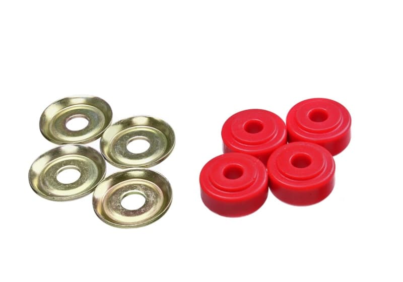 Energy Suspension Shock Eye Bushings Hyper-Flex Polyurethane Red