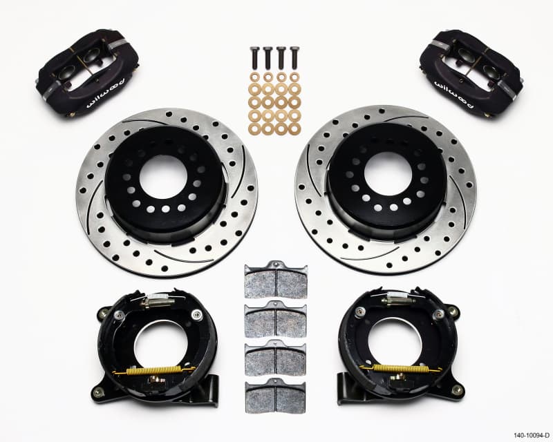 Wilwood Dynalite Rear Disc Brake Kit for Muscle Cars 4-Piston 12.19" Rotor