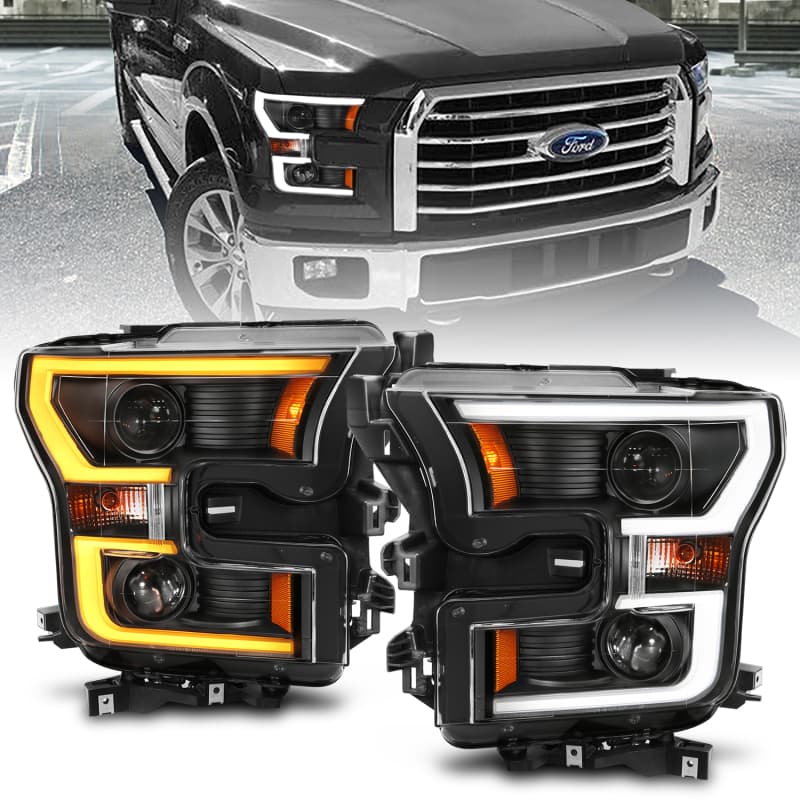 ANZO LED Projector Headlights for Chevy C6 111357