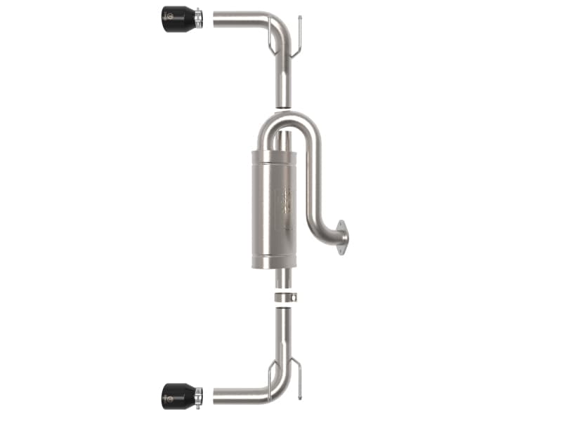 aFe Exhaust Axle Back for Chevy C6 2.5" 304 Stainless Steel Dual 4" Tips - Image 2