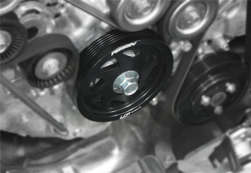 Perrin Performance Lightened Crank Pulley for Subaru WRX/BRZ/FXT/Crosstrek Black - Image 5