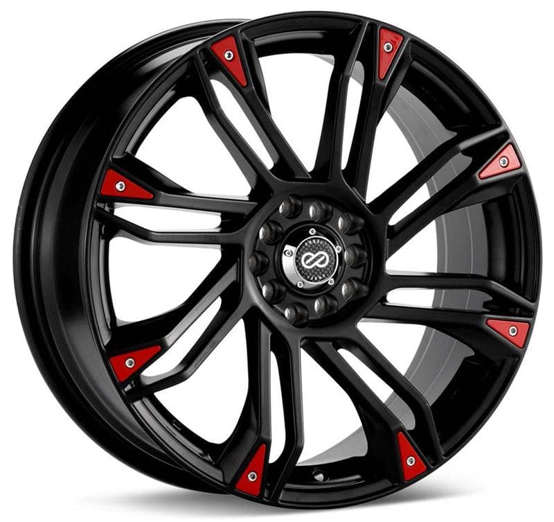 Enkei GW8 17x7 5x100/114.3 42mm Offset Matte Black Wheel - Image 2