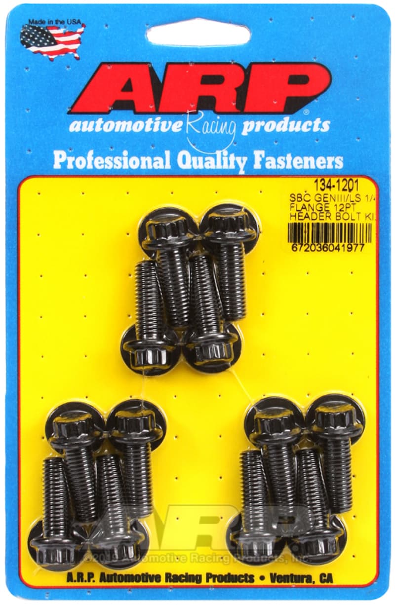ARP Header Bolt Kit for SBC/GENII LS 1/4 Flange 12pt - Image 2